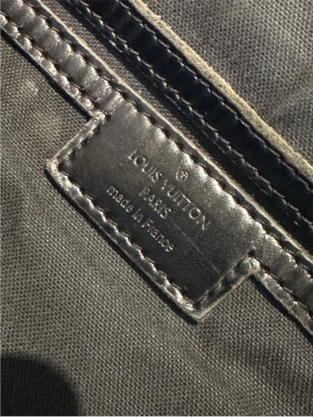 Louis Vuitton Damier Graphite Canvas Tadao Bag w/ Adjustable Cross-Body Strap